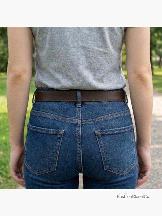 Vintage Distressed Leather Belt 1\